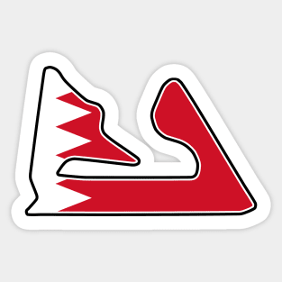 Bahrain International Circuit [flag] Sticker